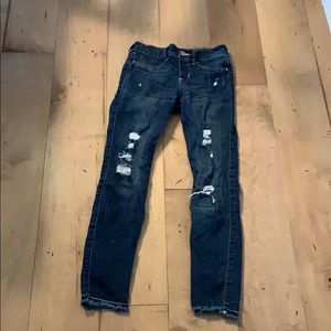 Girls Abercrombie Ripped Jeans